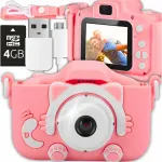 Laste digitaalne fotokas KITTEN Full HD 3MPX 4GB kaardiga