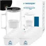 Wessper D2 BOROSILICATE klaasist kann 3 l koos 12 filtriga