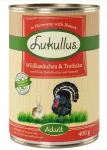 Niiske koeratoit Lukullus Natural, 400 g, metsik k&uuml;&uuml;lik ja kalkuniliha