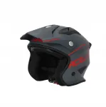 Mootorratturi kiiver Acerbis Aria 2206, must-roosa, p&auml;ikesesirmiga