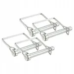 Galvaniseeritud 65 mm kokkupandavad tihvtid jalgratta haagisele, 4 tk