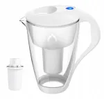 Veefilter CRYSTAL, klaas, valge, kassettiga