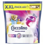 Coccolino 3 in 1 pesukapslid v&auml;rvilistele kangastele, 60 pesukorda, 1038 g