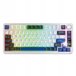 Traadita mehaaniline klaviatuur Rampage Quell Pro LCD-ekraani ja HotSwap funktsiooniga