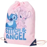 Kooli seljakott STITCH & ANGEL, roosa, n&ouml;&ouml;ridega