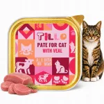 TILLO m&auml;rgtoit kassidele veiselihaga pasteedi kujul, 100 g