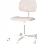 P&ouml;&ouml;rlev tool IKEA BLECKBERGET, valge / oranž-pruun, Klovsta kangas