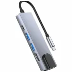 USB-C 5-pordiline dokkimisjaam 4K, Etherneti ja 87W laadimisega s&uuml;learvutile
