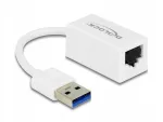 V&otilde;rguadapter USB-A RJ45, 5 Gb/s, valge, Delock 65905