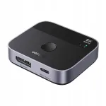 Adapter DisplayPort-ist USB-C-sse Ugreen AW701, 2-&uuml;hes v&auml;ljundi vahetusega