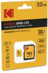Kodak 32GB microSD m&auml;lukaart UHS-I U1 A1 SD adapteriga