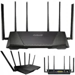 Juhtmevaba ruuter ASUS RT-AC3200, 802.11ac, kolme sagedusega (Wi-Fi 5)