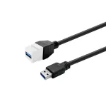 USB 3.0 &uuml;hendus Vivolink PROKEYUSB3AFM3W, valge, keystone