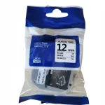 BROTHER TZe-231 vahetusteip, 12 mm x 8 m, must tekst, UB-MK321