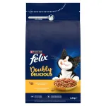 FELIX kuivtoit kassidele kanaga, 1,4 kg