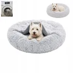 Lemmiklooma voodi Cloud Mink, 65 cm, eemaldatav karvane kate, h&otilde;bedane