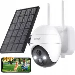 WiFi, IP, QHD 4K, 5MP v&auml;litingimuste p&auml;ikeseenergial t&ouml;&ouml;tav kaamera, 4x suum, sobib akudele