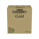 PURINA GOURMET GOLD m&auml;rg kassitoit, erinevad maitsed, 96 x 85 g