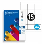 Kleepsud A4, kleepuvad, 70 x 51 mm, 100 lehte