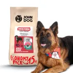 John Dog Goodform koeratoit suurtele t&otilde;ugudele kanaga, 15 kg