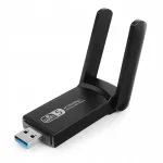 Traadita v&otilde;rguadapter Spacetronik, USB, 1200 Mbps, 5 GHz, antennidega