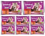 WHISKAS Junior kassitoit kastmes, 32 x 85 g