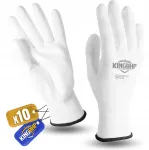 T&ouml;&ouml;kindad ULTRA MANUAL POLYURETHANE PU valged, 10 paari