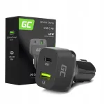 Autolaadija USB-C GC Fast, 48W, PD, QC 3.0, 12V/24V