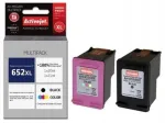 Tindid ACTIVEJET AH-M652, asendused HP 652 F6V25AE F6V24AE, must + v&auml;rviline XL