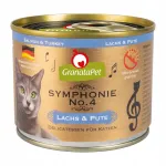M&auml;rg toit kassidele GranataPet Symphonie No.4 l&otilde;he ja kalkuniga, 200g