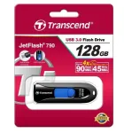 USB-m&auml;lupulk Transcend JetFlash 790 128GB, USB 3.0, t&otilde;mblukuga