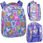 COOLPACK TURTLE seljakott, 25 l, kahe sektsiooniga, Pastel Heart