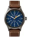 Meeste kell pruuni TIMEX rihmaga, veekindel, taustvalgusega