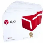 Kartongist DPD &uuml;mbrikud, A4, 335x235 mm, valged, 50 tk