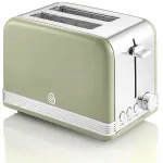 SWAN Retro r&ouml;ster 2-le positsioonile, roheline, 815 W, 6 taset