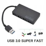 USB hub INF, 4 porti, must, USB 3.0