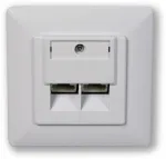 WO-332 smart C5E v&otilde;rgupistik, 2x RJ45, CAT5E, UTP
