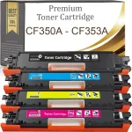 HP LaserJet CP1025/CP1025nw/MFP M175a/M175nw tonerkassettide komplekt, XL, 4 tk, CF350A