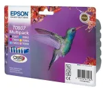 EPSON originaalkassettide komplekt T0807, T0801, 802, 803, 804, 805, 806