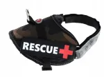 Koera valjad, helkuriga, kamuflaaž, XS, RESCUE