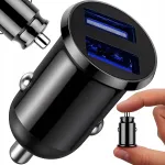 Autolaadija 2x USB, 12&ndash;24V, 4800mA