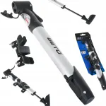 Sportown jalgrattapump manomeetriga 8 BAR, universaalsed ventiilid AV DV FV