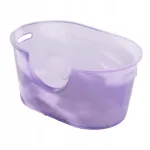 Avatud &uuml;laga kassitualett, violetne, suur