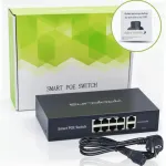V&otilde;rgul&uuml;liti IP kaameratele, 8x PoE, 2x UpLink, 1 Gb/s, 120 W, 10 pesa