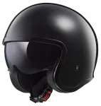 Avatud kiiver LS2 OF599 SPITFIRE SOLID, must l&auml;ikiv, XS