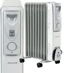 &Otilde;liradiaator RAVANSON OH 09, 2000 W, valge ratastega
