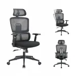 Ergonoomiline reguleeritav must kontoritool COMFORTA K23
