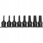 Komplekt: 8 tk 1/2'' TORX T30-T80 bitid PROLINE