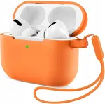 Silikoonist korpus Apple AirPods Pro 3 kinkekinnitusega, oranž