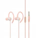 Juhtmega VEGA SPORT GO k&otilde;rvaklapid, roosad, universaalsed, 3,5 mm